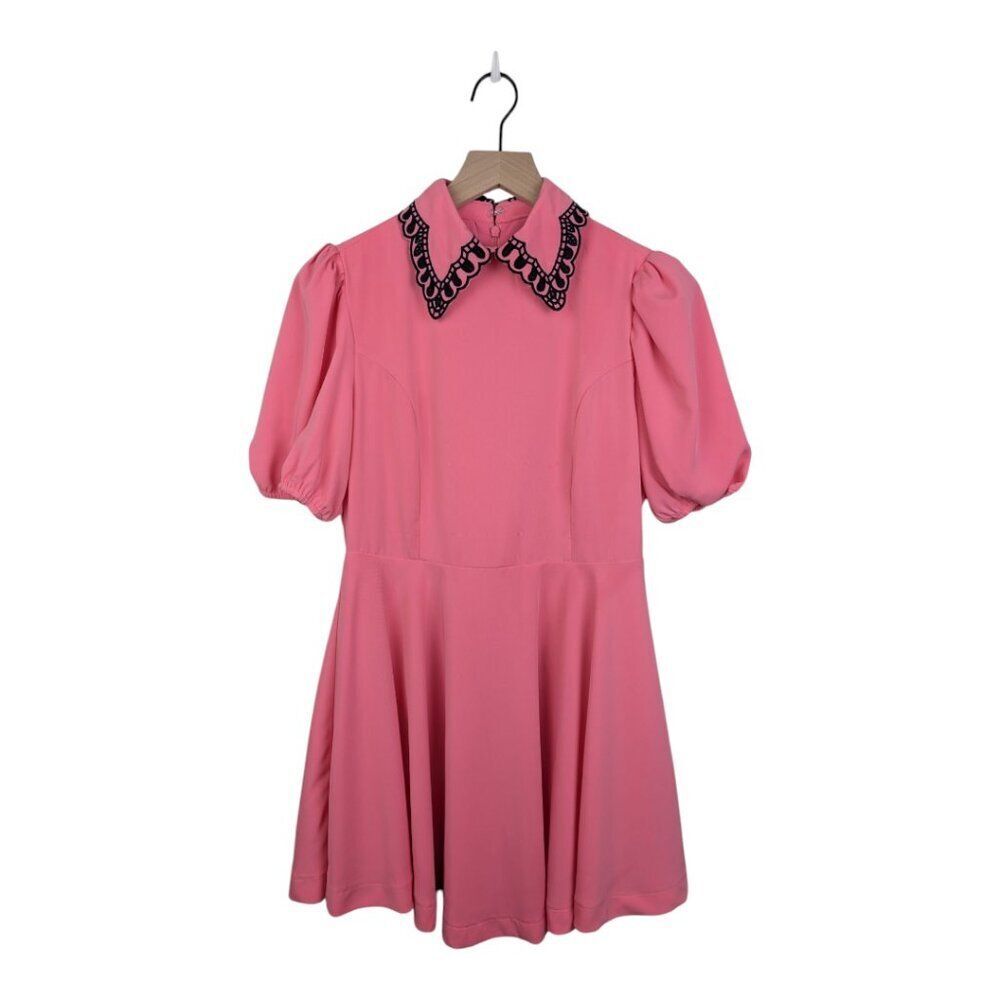 Sugar Lips | Think Pink Retro Babydoll Dress | Bright Pink | Size: Small